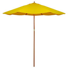 octagonal yellow market patio umbrella