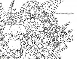 Alaska photography / getty images on the first saturday in march each year, people from all over the. Printable Swear Word Colouring Pages Awesome Coloring For Adults Words Of Approachingtheelephant Coloring Home