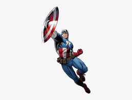 Comic Captain America Wall Sticker