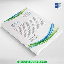 2022 letterhead design pdf psd free