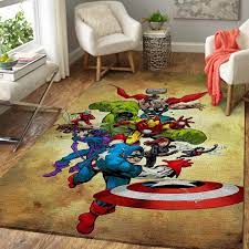 avengers superhero rug custom size