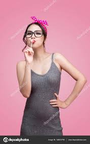 woman eating lollipop stock photo by