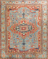 antique persian heriz serapi rug circa