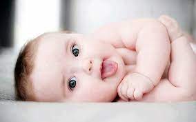 hd wallpaper cute baby with tongue out