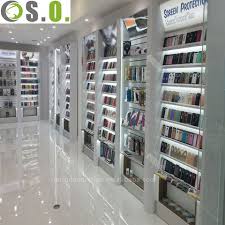 View our archive of mobile shop design,cell phone kiosk,phone shop design and furniture. Customized Mobile Phone Accessories Display Counter With Interior Design Mobile Phone Shop Wholesale Store Supermarket Supplies Products On Tradees Com