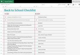 Each checkpoint can be open, closed, or n/a. Back To School Checklist Template For Excel