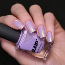 pastel lavender shimmer nail polish