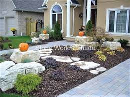 Front Yard Landscaping With Stone