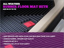 audi b6 s4 all weather floor mats