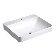 Kohler K 2660 1 0 Vitreous China Above Counter Rectangular Bathroom Sink 25 512 X 20 472 X 9 843 Inches White