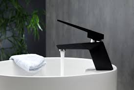 The bathroom vanity is one of the key focal points of any bathroom. Aqua Siza Single Lever Modern Bathroom Vanity Faucet Matt Black Housetie