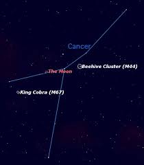 see two star cers near the moon e