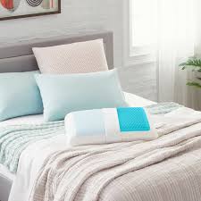 Fill up a sink or bathtub with lukewarm water and a small amount of gentle detergent. Comfort Revolution Blue Bubble Gel Memory Foam Pillow Costco