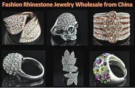 fashion crystal jewelry rings whole