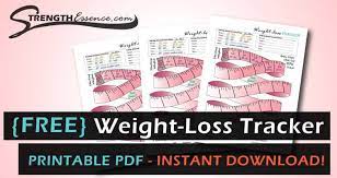 What is the best way to track weight loss? Free Weight Loss Tracker Template 2021 Pdf Letter Bullet Journal A5 Strength Essence