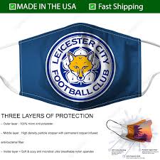 271 transparent png images related to leicester city. Topmago Printed On Your Demand With Good Quality Leicester City Logo Fabric Face Mask