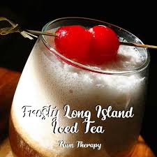 frosty long island iced tea rum therapy