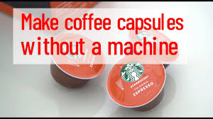 how to make coffee capsules without