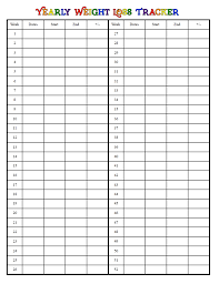 Printable february 2021 calendar | saturdaygift. Weight Loss Tracker Printables Free Multiple Options To Fill Your Needs
