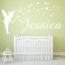 Personalised Name Tinkerbell Wall Sticker