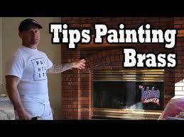 Instructions Painting A Brass Fireplace