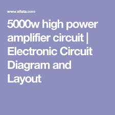 2000 watt power inverter d level waveform power amplifier kliskt 300b steg. 5000w High Power Amplifier Circuit Electronic Circuit Diagram And Layout Circuit Diagram Power Amplifiers Audio Amplifier
