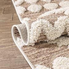 well woven bellagio chiara tribal moroccan beige 7 10 x 10 6 high low flat weave area rug