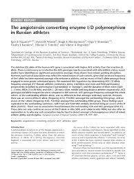 pdf the angiotensin converting enzyme i d polymorphism in russian pdf the angiotensin converting enzyme i d polymorphism in russian athletes