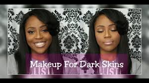 senior portrait makeup for dark skin