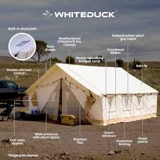 whiteduck alpha canvas wall tent