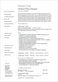 Resume Examples For Office Manager Skinalluremedspa Com