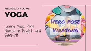 learn yoga pose names in english and