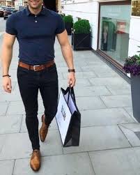 Maybe you would like to learn more about one of these? One Of The Best Ways For A Man To Style Out A Navy Polo Is To Combine It With Black Mens Fashion Casual Outfits Men Fashion Casual Outfits Mens Casual Outfits