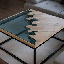 Coffee Table Wood Table Glass Table