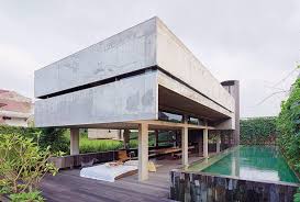 Modern designs have a certain exterior style that's easy to identify. 7 Inspirasi Rumah Tropis Modern Yang Pas Untuk Indonesia