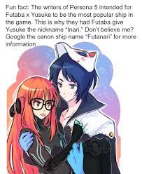Futaba x Yusuke Fun Fact : r/Persona5