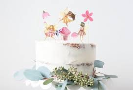 Fairy Birthday Centerpiece Cake Topper