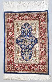 silk hereke oriental rug1 8 x 2 4