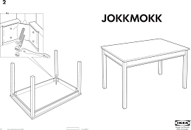 ikea jokkmokk table embly instruction 2