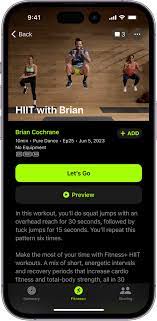 apple fitness workout or tation