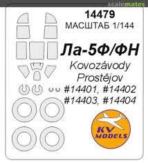 Mask 1/144 for La-5FN + wheels, KV Models 14479