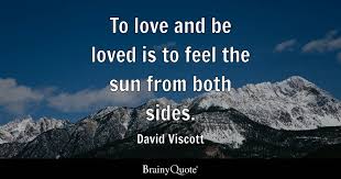 david viscott to love and be loved is
