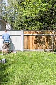 how to prep and re stain an old fence
