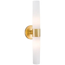 George Kovacs Saber 2 Light Honey Gold Wall Sconce P5042 248 The Home Depot