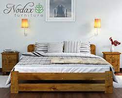 nodax super king size bed 6ft wooden