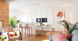 Lo más común es incluirla en la parte central que llevará luz indirecta a toda la estancia. 30 Cocinas Modernas Blancas Con Muchas Ideas Decorativas