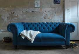 Blue Custom Sofa Avelle 050 Custom Sofas
