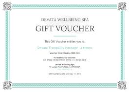 Example Of A Gift Certificate