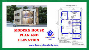 Modern House Plan And Elevation Low