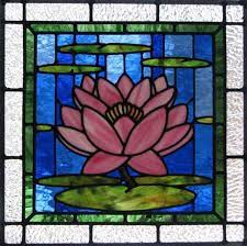Buy Lotus Stained Glass Window Pattern